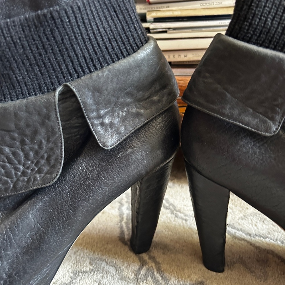 Loeffler Randall Black Lucy boots 10.5 - Picture 8 of 16